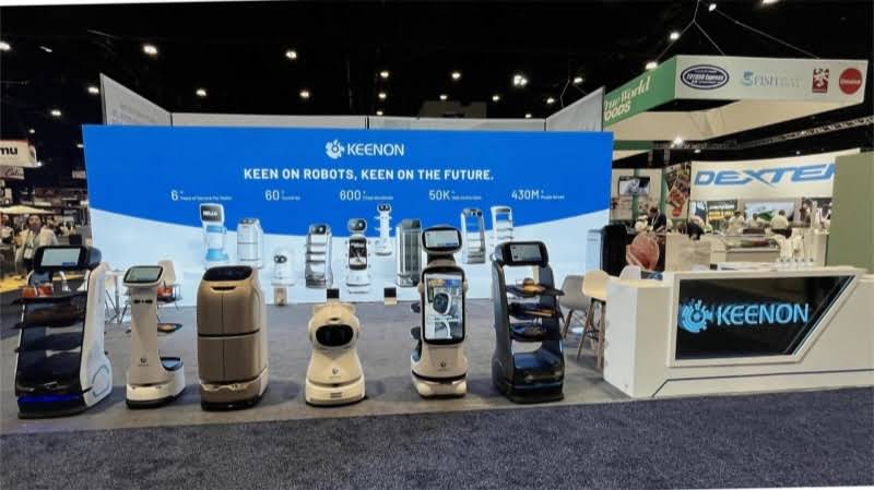 KEENON's Latest Robots Officially Presented in US, Showcasing Next-Gen Service Automation at NRA Show 2024