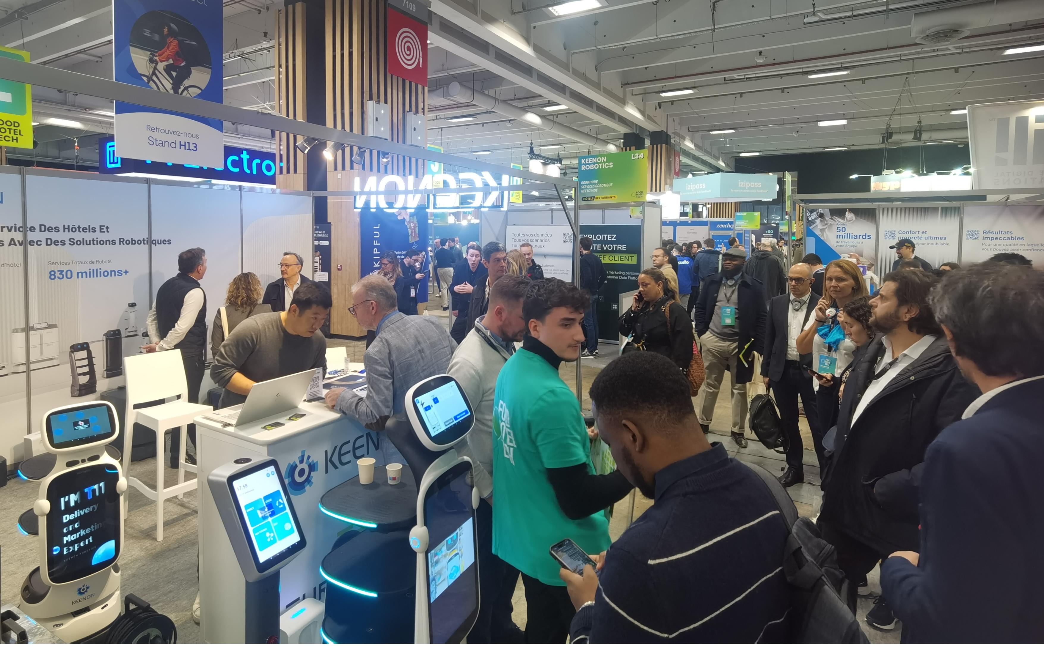 KEENON Robotics Showcased Innovative Hospitality Solutions at Food Hotel Tech Paris 2025