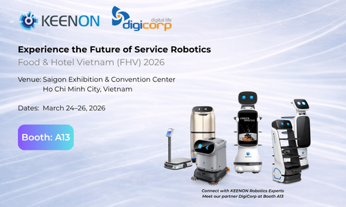 KEENON and DigiCorp to Showcase Service Robotics at Food & Hotel Vietnam 2026