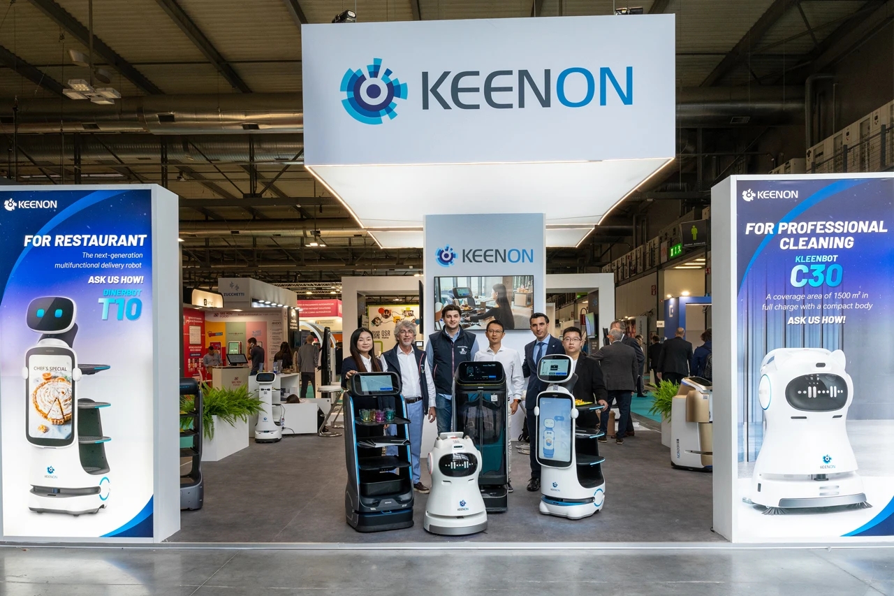 KEENON Robotics presenta en Europa una nueva gama de productos en HostMilano